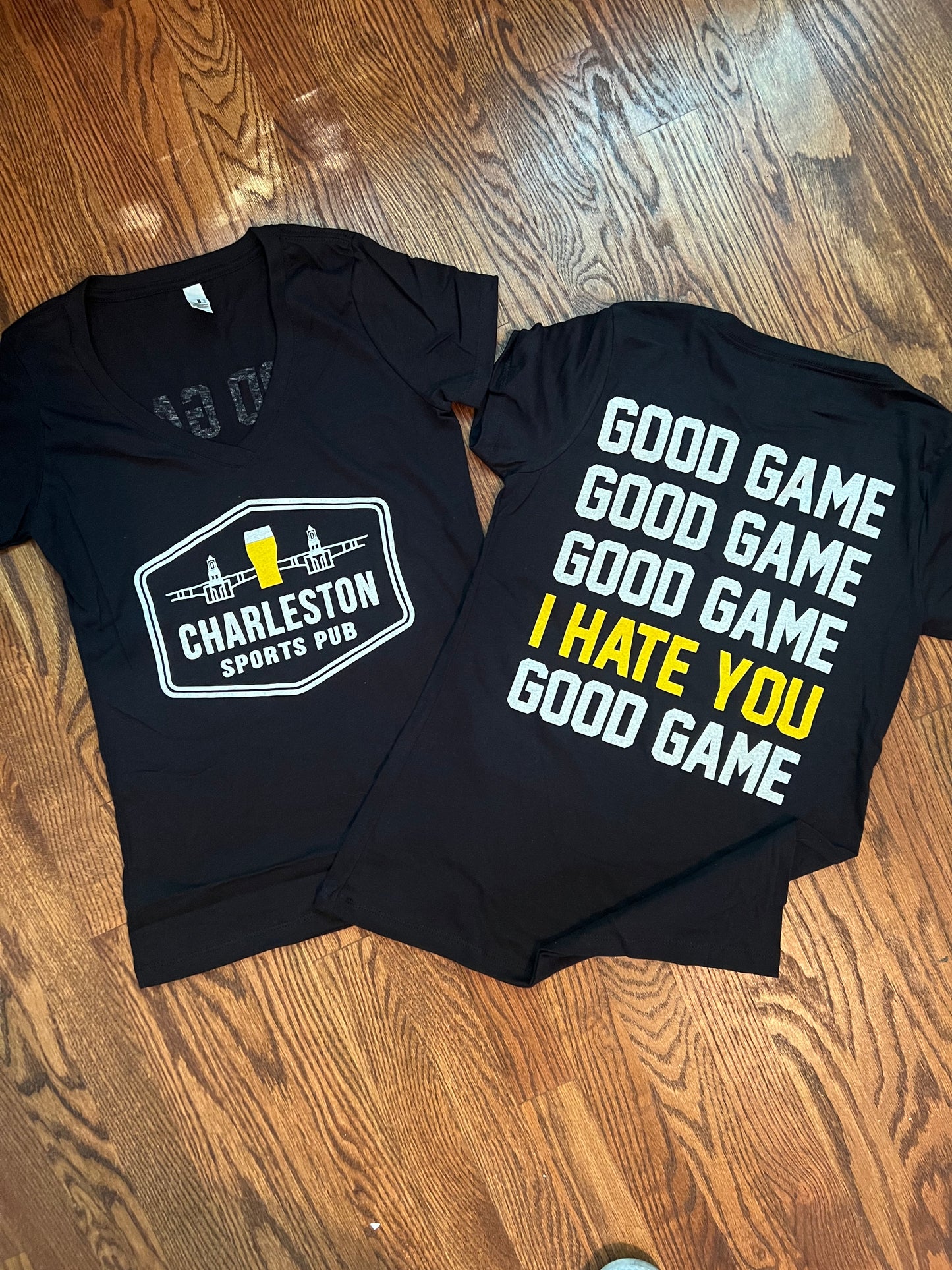 Good Game V-neck Tees
