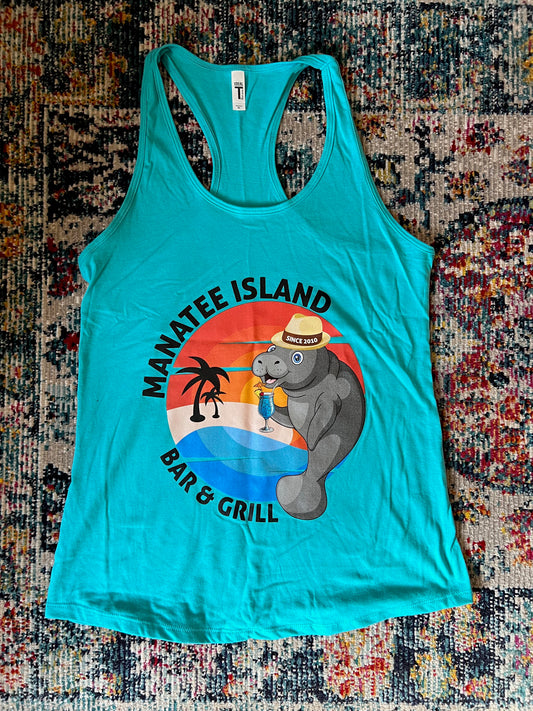 Manatee Island Racerback Tank Top
